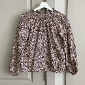 Bonpoint girls liberty print blouse floral size 14y